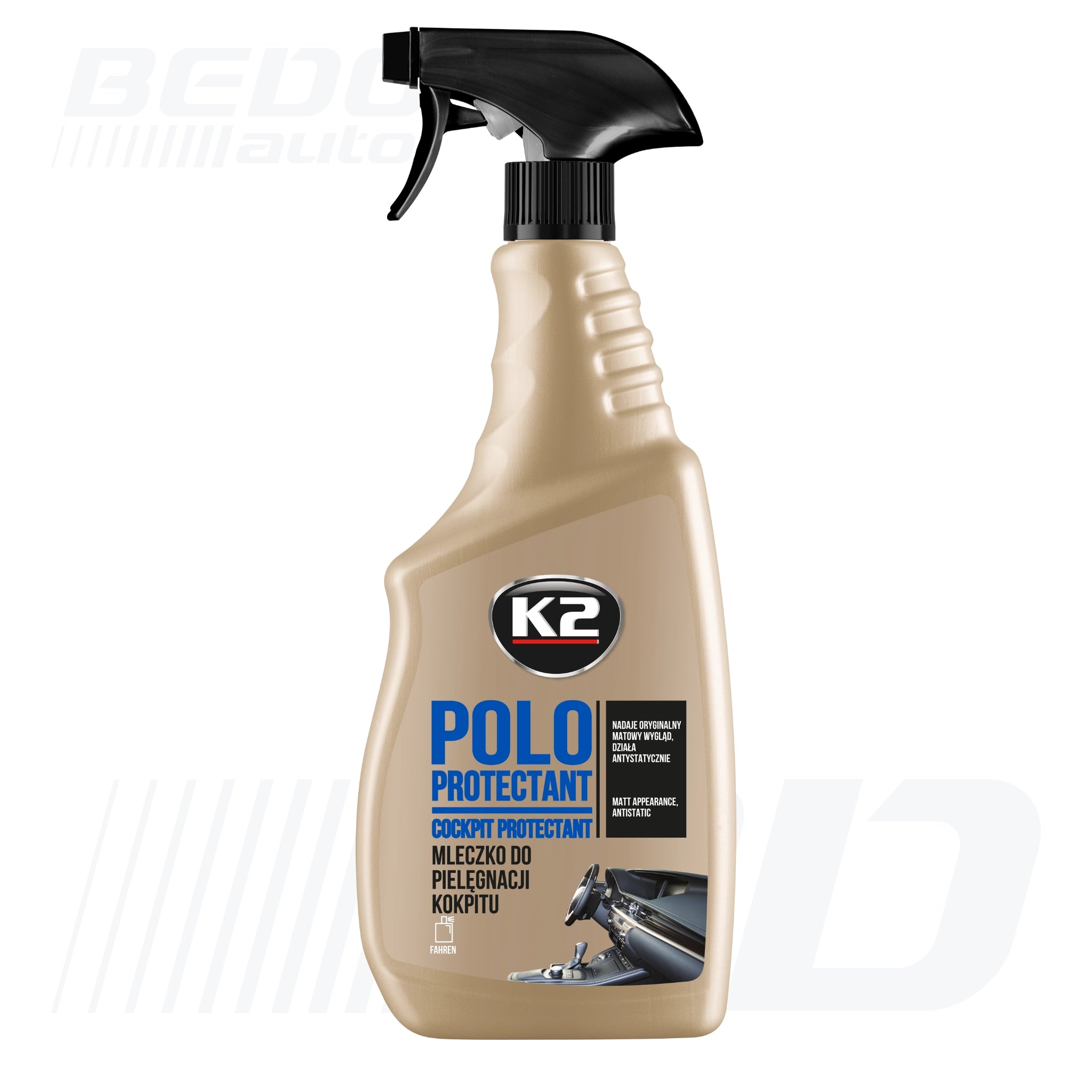 Спрей за почистване и блясък на интериор - K2 Polo Protectant 750 мл
