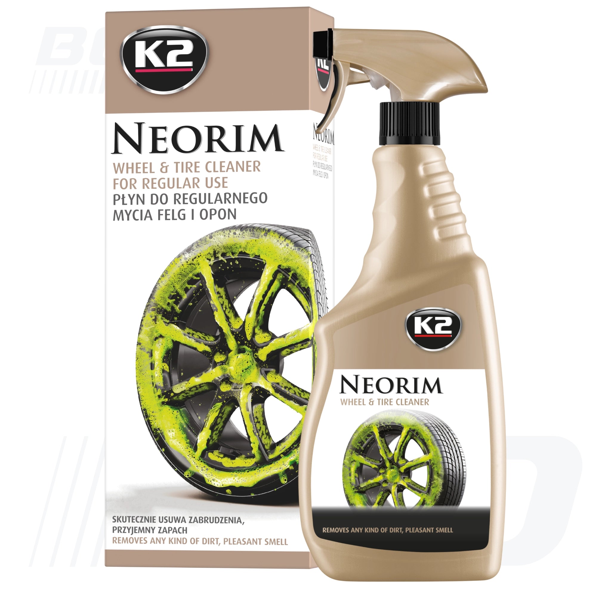 K2 NEORIM алкален препарат за почистване на джанти гуми BEDO